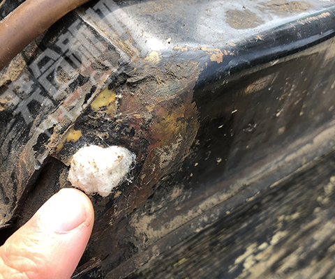 不锈钢水箱砂眼渗水怎么处理？