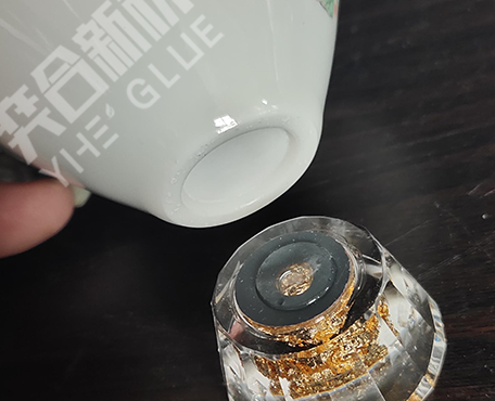 陶瓷粘金属就选奕合能过FDA食品级透明环氧AB胶水