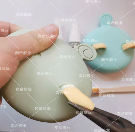 粘硅胶玩具专用瞬间胶水 奕合软性硅胶快干胶柔软不发硬