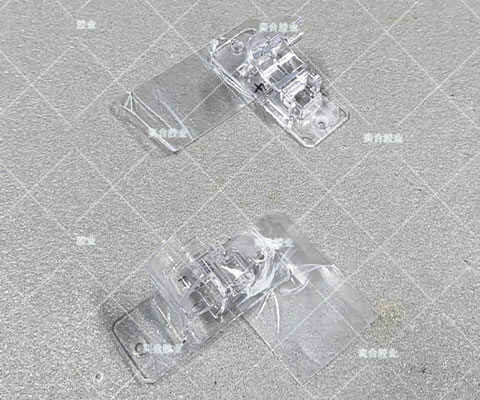 透明PC粘PVC用什么胶水，采用奕合新材UV无影胶